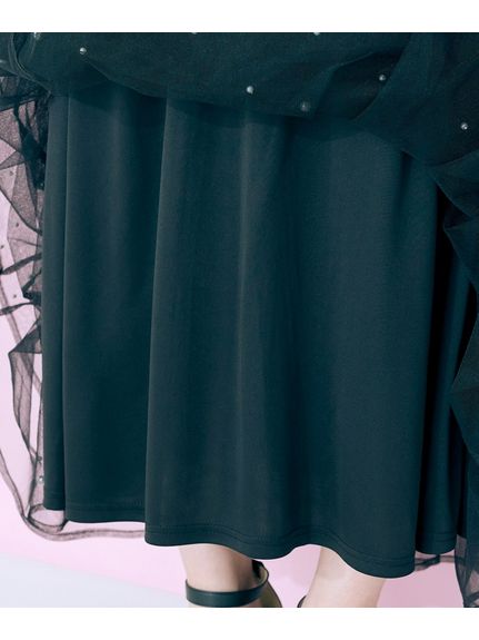 大きいサイズ チュールボリュームスカート（marun）（ロング丈・マキシ丈スカート）marun（マルン）  13