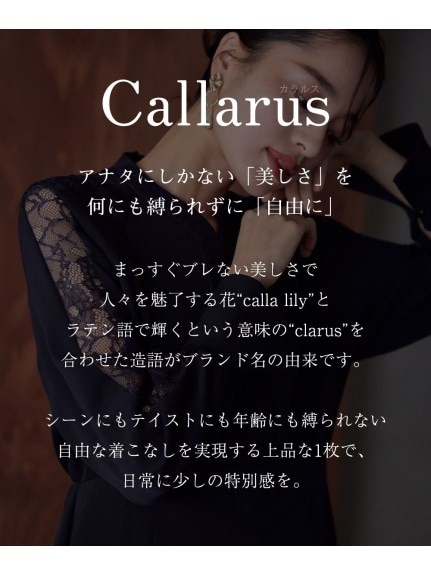 【大きいサイズ】【結婚式・パーティー・オケージョンドレス】＜Callarus＞Lace Design Mermaid Line Onepiece Dress（パーティドレス・ワンピース）Callarus（カラルス）  02