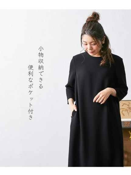 Alinoma】【大きいサイズ / 喪服・礼服】日本製生地使用 洗える防しわ