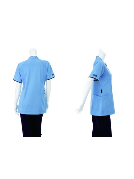 ナガイレーベン　JM3127　ニットシャツ（男女兼用）（ナースウェア（チュニック・エプロン・予防衣））NAGAILEBEN（ナガイレーベン）  02