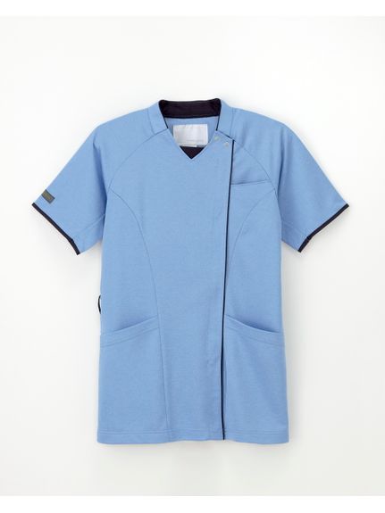 ナガイレーベン　JM3127　ニットシャツ（男女兼用）（ナースウェア（チュニック・エプロン・予防衣））NAGAILEBEN（ナガイレーベン）  01
