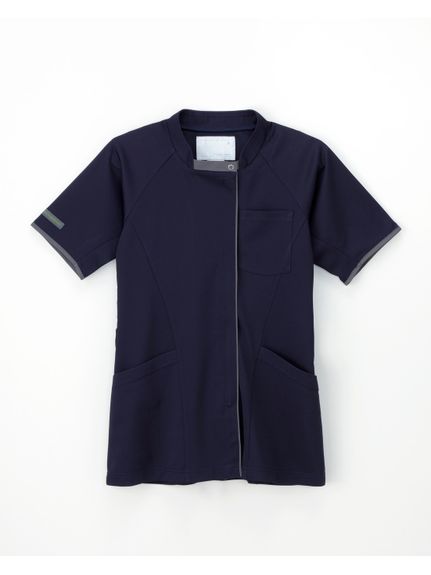 ナガイレーベン　CX3152　ニットシャツ（男女兼用）（ナースウェア（チュニック・エプロン・予防衣））NAGAILEBEN（ナガイレーベン）  01