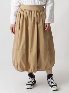 綿バーバリーコクーンスカート