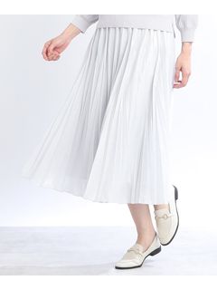 【春SALE/洗える】シャイニーカラープリーツスカート