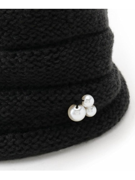 フェイクパール付きニット帽（帽子）SHOO･LA･RUE(Ladies)（シューラルー）  05