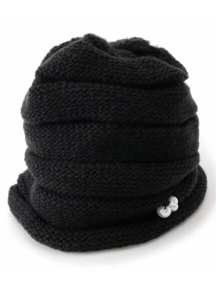 フェイクパール付きニット帽（帽子）SHOO･LA･RUE(Ladies)（シューラルー）  02