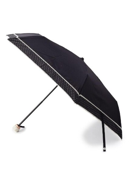 【晴雨兼用】ピンドットピコレ－ス折りたたみ傘（レイングッズ）SHOO･LA･RUE(Ladies)（シューラルー）  01