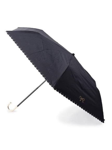【晴雨兼用】スカラップパンチング折りたたみ傘（レイングッズ）SHOO･LA･RUE(Ladies)（シューラルー）  01