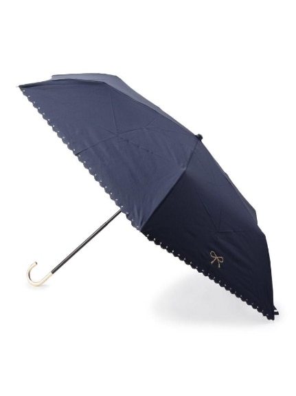 【晴雨兼用】スカラップパンチング折りたたみ傘（レイングッズ）SHOO･LA･RUE(Ladies)（シューラルー）  02