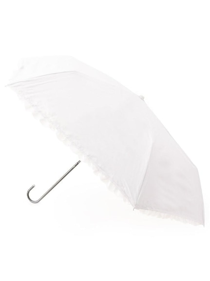 【晴雨兼用】because フリルミニ折りたたみ傘（レイングッズ）SHOO･LA･RUE(Ladies)（シューラルー）  02