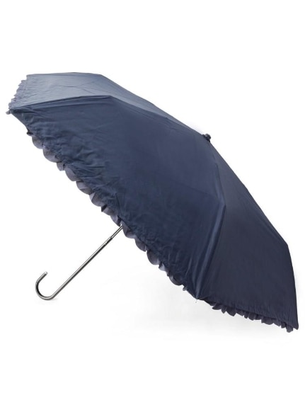 【晴雨兼用】because フリルミニ折りたたみ傘（レイングッズ）SHOO･LA･RUE(Ladies)（シューラルー）  03