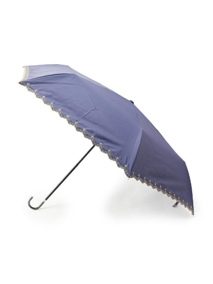 遮光遮熱星スカラップ晴雨兼用ミニ折り畳み傘（レイングッズ）SHOO･LA･RUE(Ladies)（シューラルー）  02