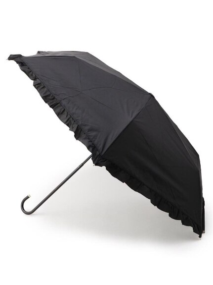 フリルトリム晴雨兼用折り畳み傘（レイングッズ）SHOO･LA･RUE(Ladies)（シューラルー）  01