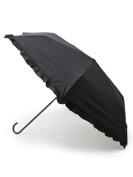フリルトリム晴雨兼用折り畳み傘（レイングッズ）SHOO･LA･RUE(Ladies)（シューラルー）  01