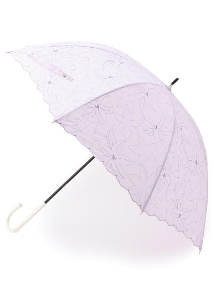 フラワー刺しゅう晴雨兼用長傘（レイングッズ）SHOO･LA･RUE(Ladies)（シューラルー）  02