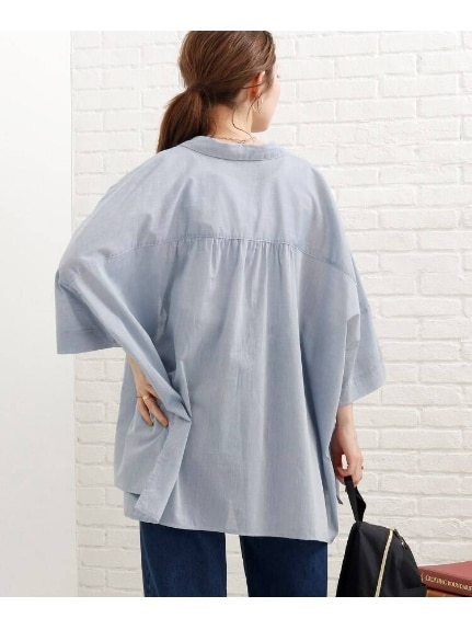 ◆ポンチョ風前あきシャツ（シャツ・ブラウス）SHOO･LA･RUE(Ladies)（シューラルー）  25