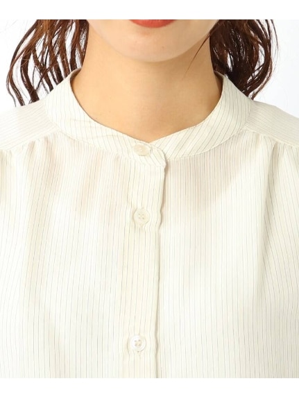 ◆シアーストライプロングシャツ（シャツ・ブラウス）SHOO･LA･RUE(Ladies)（シューラルー）  04