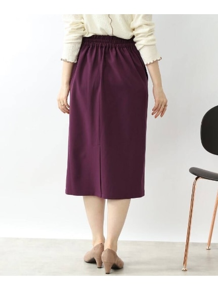 ◆【Iラインで上品】ラップ風ナロースカート（ひざ丈スカート）SHOO･LA･RUE(Ladies)（シューラルー）  18