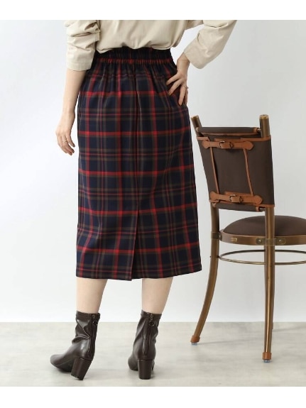 ◆【Iラインで上品】ラップ風ナロースカート（ひざ丈スカート）SHOO･LA･RUE(Ladies)（シューラルー）  25