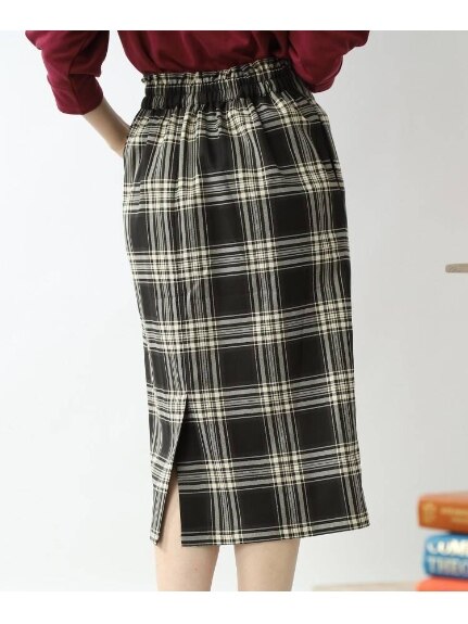 ◆【Iラインで上品】ラップ風ナロースカート（ひざ丈スカート）SHOO･LA･RUE(Ladies)（シューラルー）  32