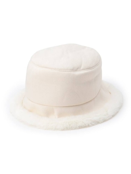 ◆フェイクムートンバケットハット（帽子）SHOO･LA･RUE(Ladies)（シューラルー）  01