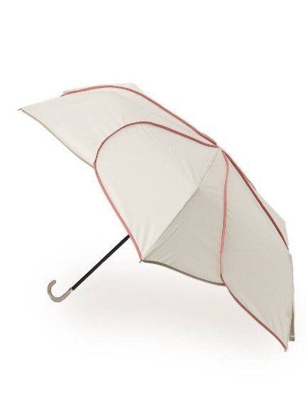 ◆【晴雨兼用】because バイカラーパイピングミニ 折りたたみ傘（レイングッズ）SHOO･LA･RUE(Ladies)（シューラルー）  01