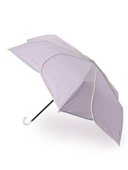 ◆【晴雨兼用】because バイカラーパイピングミニ 折りたたみ傘（レイングッズ）SHOO･LA･RUE(Ladies)（シューラルー）  03