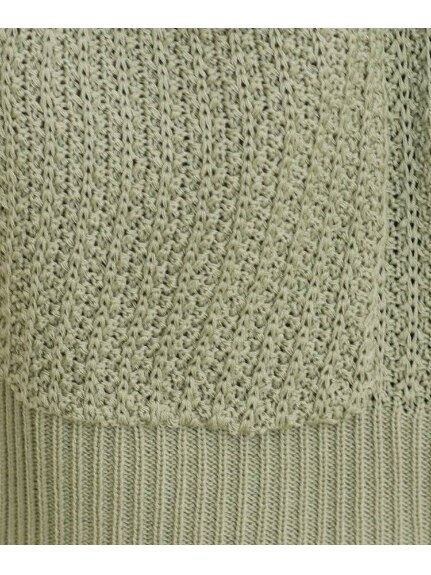【シンプルだから使いやすい】リネンタッチ変わり編み地柄カーディガン（カーディガン）SHOO･LA･RUE(Ladies)（シューラルー）  40
