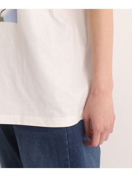 【プチプラ/コットン100％】選べるプリント バリエーション 大人きれい 半袖Tシャツ（Tシャツ）SHOO･LA･RUE(Ladies)（シューラルー）  06