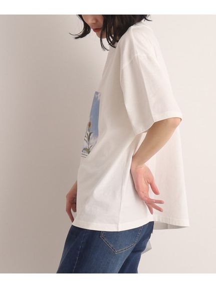 【プチプラ/コットン100％】選べるプリント バリエーション 大人きれい 半袖Tシャツ（Tシャツ）SHOO･LA･RUE(Ladies)（シューラルー）  90