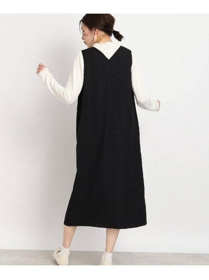 一枚でいろんなスタイルが楽しめる　深Vネックジャンパースカート（ジャンパースカート）SHOO･LA･RUE(Ladies)（シューラルー）  11