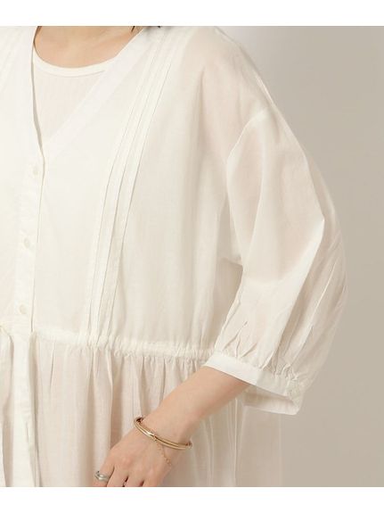 さらりと着こなす インド綿 裾刺繍ワンピース（ロング・マキシ丈ワンピース）SHOO･LA･RUE(Ladies)（シューラルー）  29