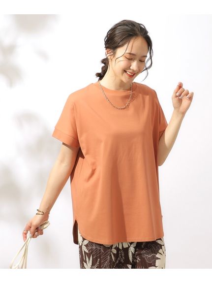 【汗ジミ防止/接触冷感/UV】夏も好きな色を着よう 欲ばりTシャツ（Tシャツ）SHOO･LA･RUE(Ladies)（シューラルー）  20