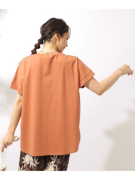 【汗ジミ防止/接触冷感/UV】夏も好きな色を着よう 欲ばりTシャツ（Tシャツ）SHOO･LA･RUE(Ladies)（シューラルー）  22