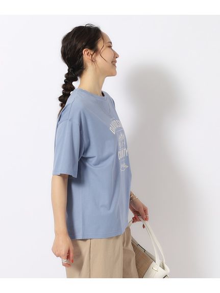 【洗える/プチプラ/綿100％】グラフィック半袖ゆるTシャツ（Tシャツ）SHOO･LA･RUE(Ladies)（シューラルー）  47