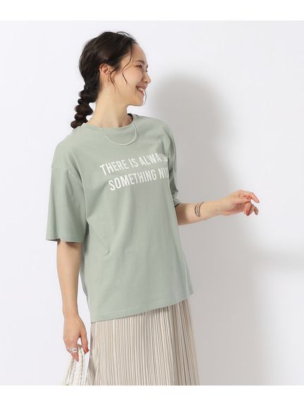 【洗える/プチプラ/綿100％】グラフィック半袖ゆるTシャツ（Tシャツ）SHOO･LA･RUE(Ladies)（シューラルー）  92