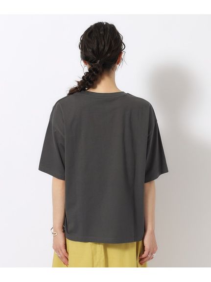 【洗える/プチプラ/綿100％】グラフィック半袖ゆるTシャツ（Tシャツ）SHOO･LA･RUE(Ladies)（シューラルー）  103