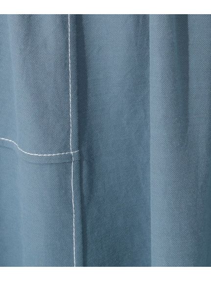 【接触冷感/UV】大人上品な 配色ステッチ フレアスカート（ロング丈・マキシ丈スカート）SHOO･LA･RUE(Ladies)（シューラルー）  05