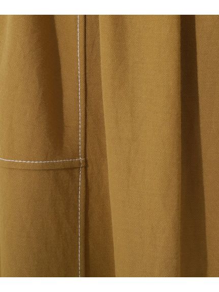 【接触冷感/UV】大人上品な 配色ステッチ フレアスカート（ロング丈・マキシ丈スカート）SHOO･LA･RUE(Ladies)（シューラルー）  15