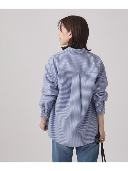 【洗える】オールシーズン使える ベーシック長袖シャツ（シャツ・ブラウス）SHOO･LA･RUE(Ladies)（シューラルー）  03