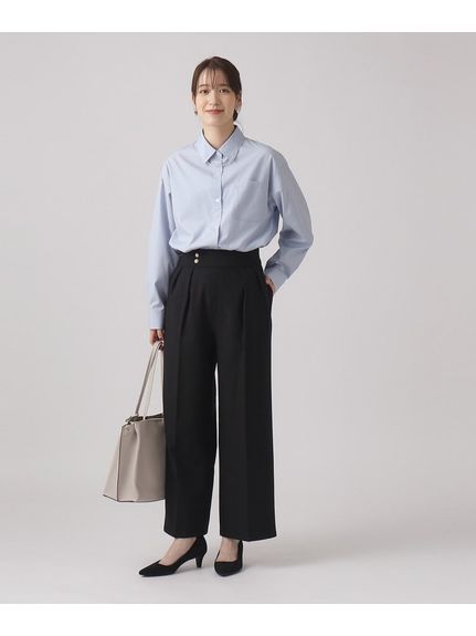 【洗える】オールシーズン使える ベーシック長袖シャツ（シャツ・ブラウス）SHOO･LA･RUE(Ladies)（シューラルー）  13