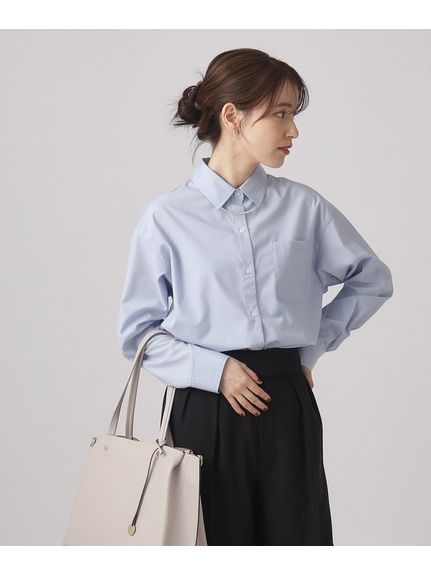 【洗える】オールシーズン使える ベーシック長袖シャツ（シャツ・ブラウス）SHOO･LA･RUE(Ladies)（シューラルー）  14