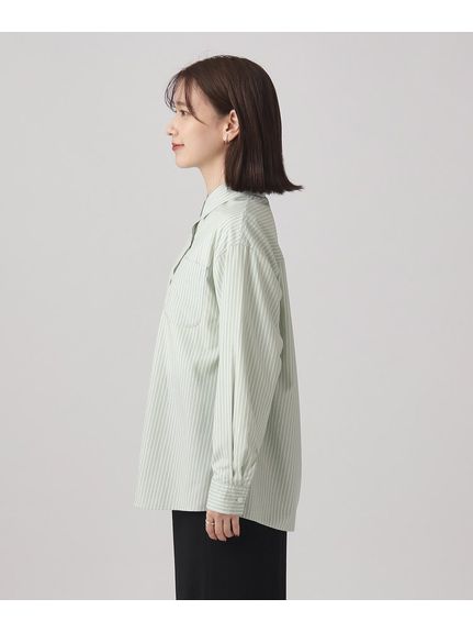 【洗える】オールシーズン使える ベーシック長袖シャツ（シャツ・ブラウス）SHOO･LA･RUE(Ladies)（シューラルー）  28