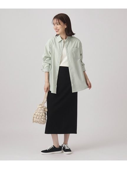 【洗える】オールシーズン使える ベーシック長袖シャツ（シャツ・ブラウス）SHOO･LA･RUE(Ladies)（シューラルー）  30