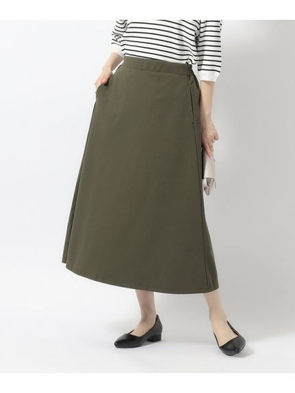 【無理せずキレイ】気軽に女性らしさをプラスする セミフレアスカート（ひざ丈スカート）SHOO･LA･RUE(Ladies)（シューラルー）  08