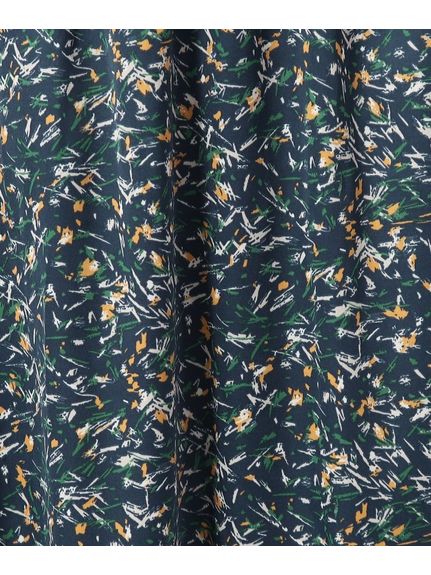 サテンプリントギャザースカート（ひざ丈スカート）SHOO･LA･RUE(Ladies)（シューラルー）  12