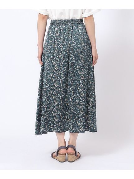 サテンプリントギャザースカート（ひざ丈スカート）SHOO･LA･RUE(Ladies)（シューラルー）  15