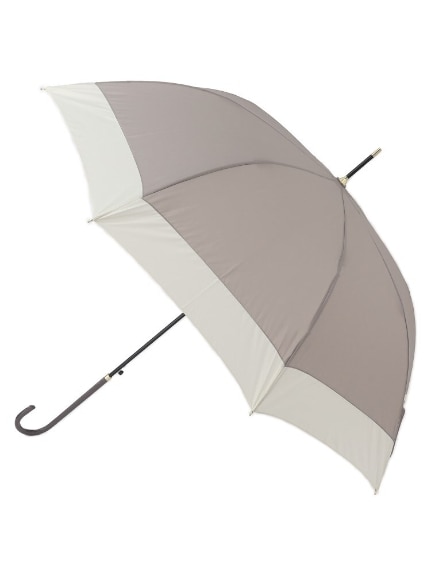 【長傘/晴雨兼用/because】バイカラージャンプ傘（レイングッズ）SHOO･LA･RUE(Ladies)（シューラルー）  01