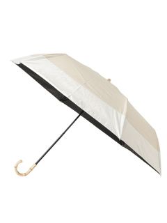【because】バンブーバイカラー晴雨兼用折り畳み傘