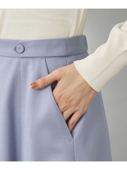 【通勤】ベルトデザイン サキソニースカート（ひざ丈スカート）UNTITLED（アンタイトル）  06